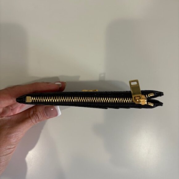 YSL Saint Laurent Wallet CASSANDRE MATELASSÉ FRAGMENTS CARD CASE POUDRE LEATHER - Picture 3 of 4